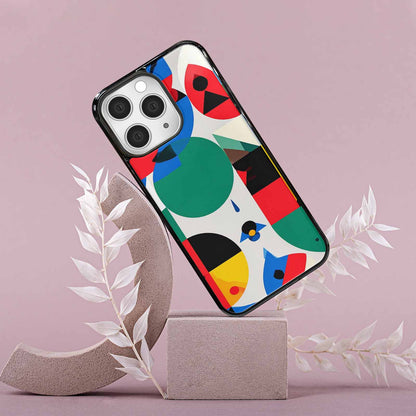 iPhone 15 Pro Max Case — 1960s Mod Cartoon Art Pattern, Custom Made Phone Cover