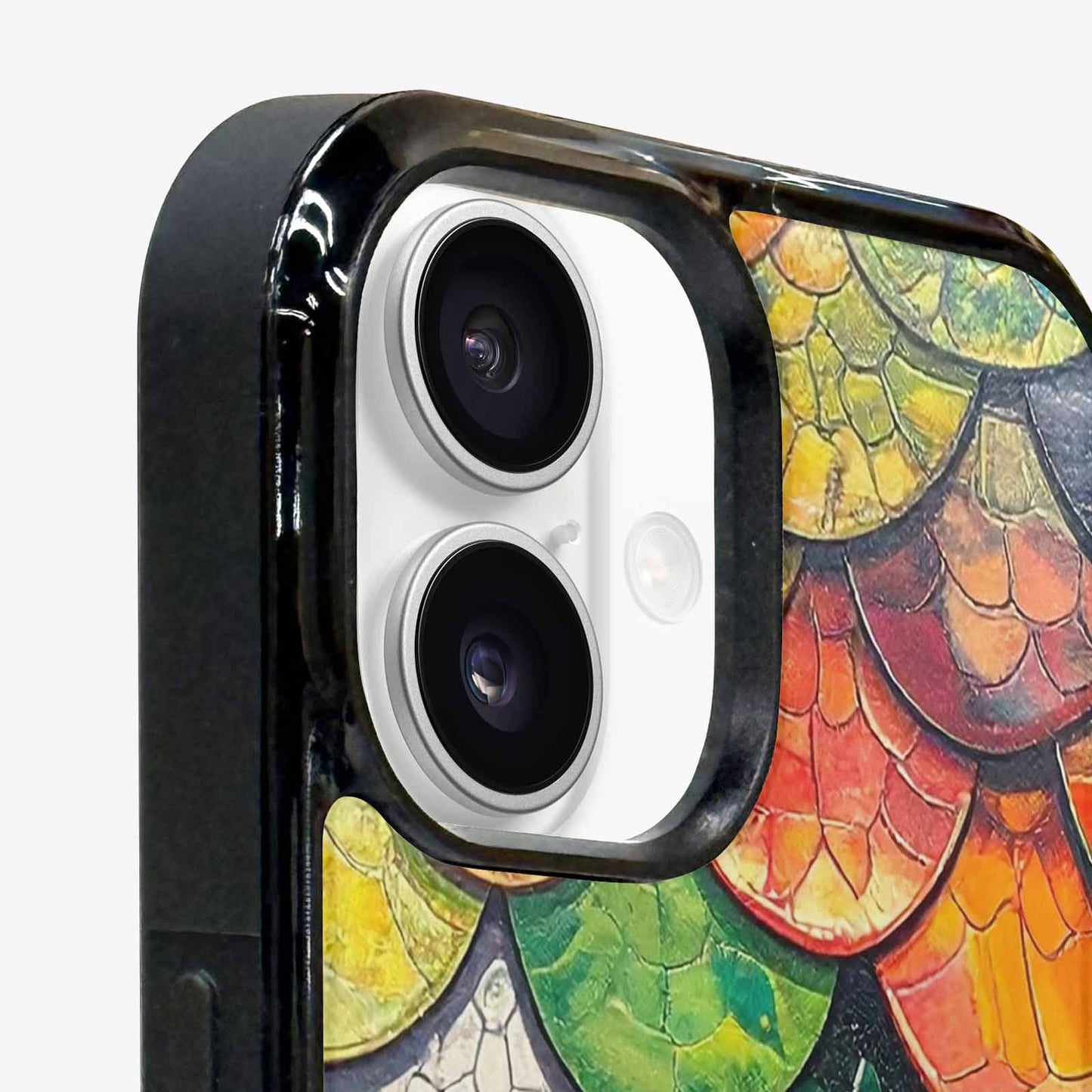 iPhone 16 Case — Reptile Scale Full Color Vibrant Reptile, Unique Phone Case Design