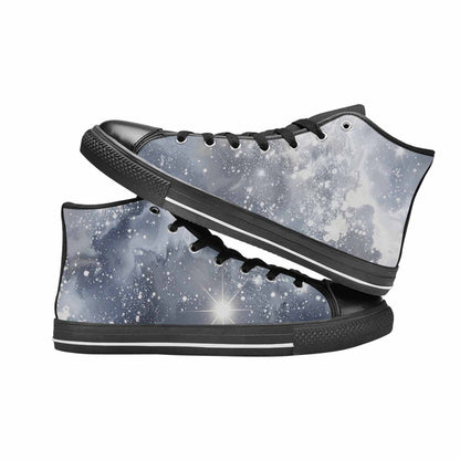 WOMEN'S Galaxy Art - High Top Canvas Y2K Sneakers