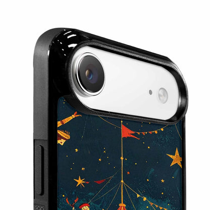 iPhone 17 Air Case — Vintage Circus Art Pattern Retro Vintage, Custom Print Case Cover