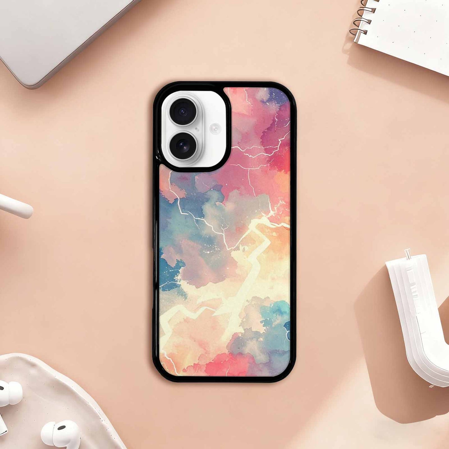 iPhone 17 Case — Vintage Spring Lightning Retro Vintage, Custom Made Phone Cover