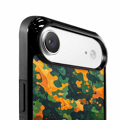 iPhone 17 Air Case — Small Military Camouflage Blotch Pattern Camo, Customized Protective Case