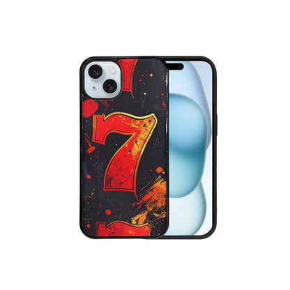 iPhone 15 Plus Case — Dice And Casino Pattern Seamless Repeat, Original Design Phone Case