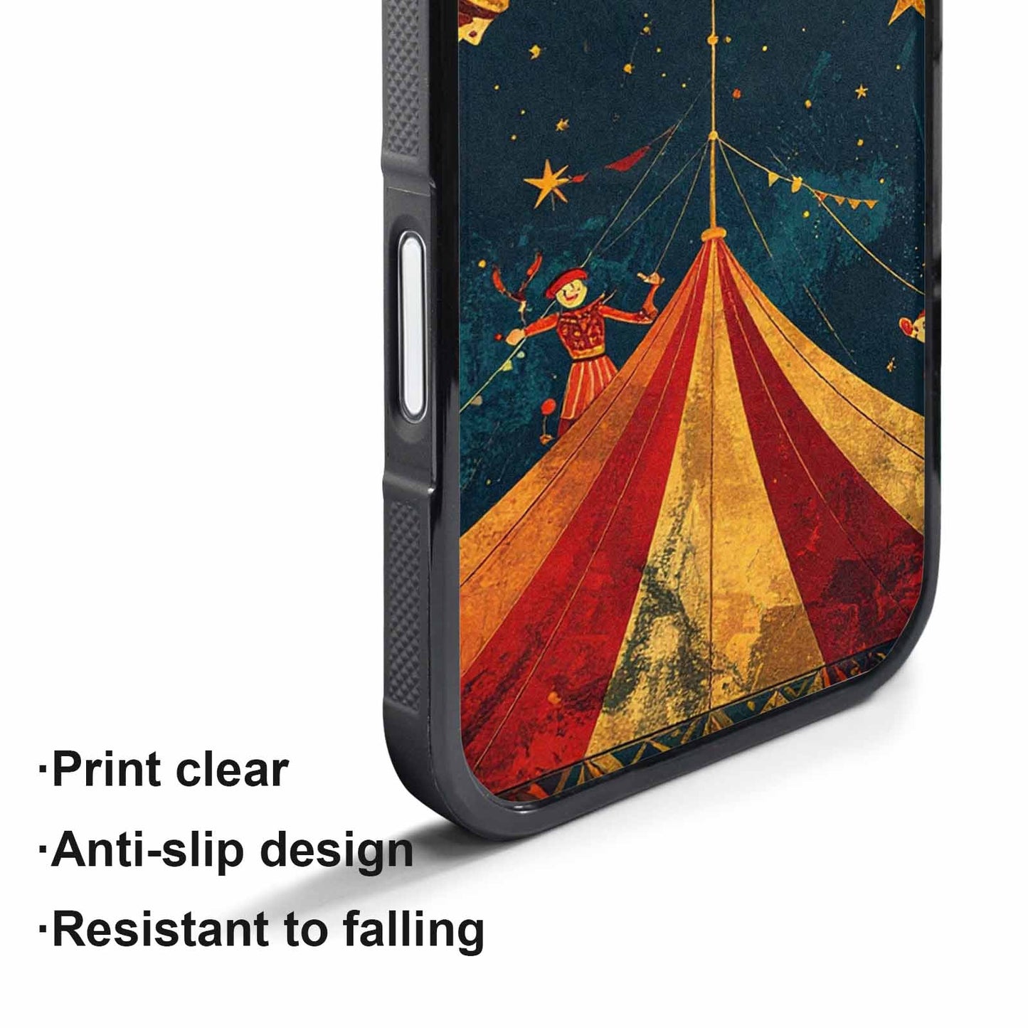 iPhone 17 Air Case — Vintage Circus Art Pattern Retro Vintage, Custom Print Case Cover