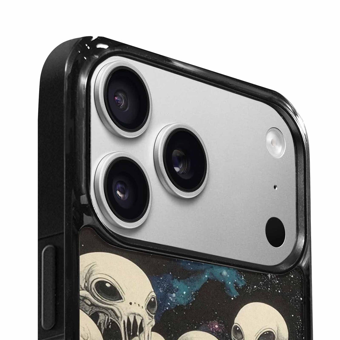 iPhone 17 Pro Max Case — Melting Aliens Pattern Alien Scifi, Custom Print Case Cover