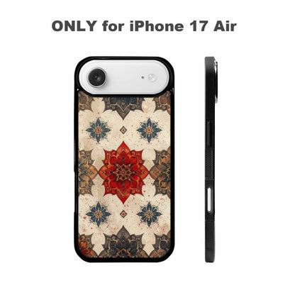 iPhone 17 Air Case — Small Mandala Pattern Randomly Varying Floral, Custom Designed Case Cover