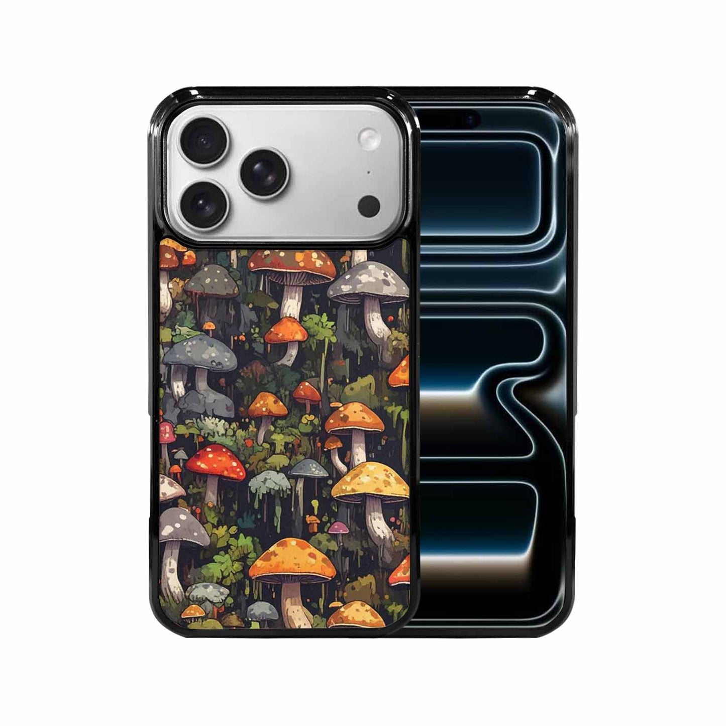 iPhone 17 Pro Max Case — Mushrooms Camomushrooms Patter Fcc Camo, Custom Printed Phone Case