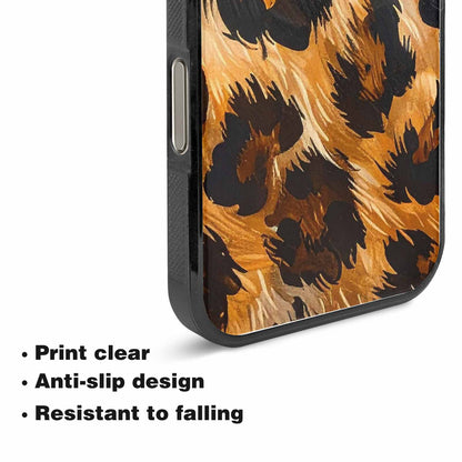 iPhone 15 Pro Max Case — Leopard Soft Airbrush Gradient, Custom Made Phone Cover
