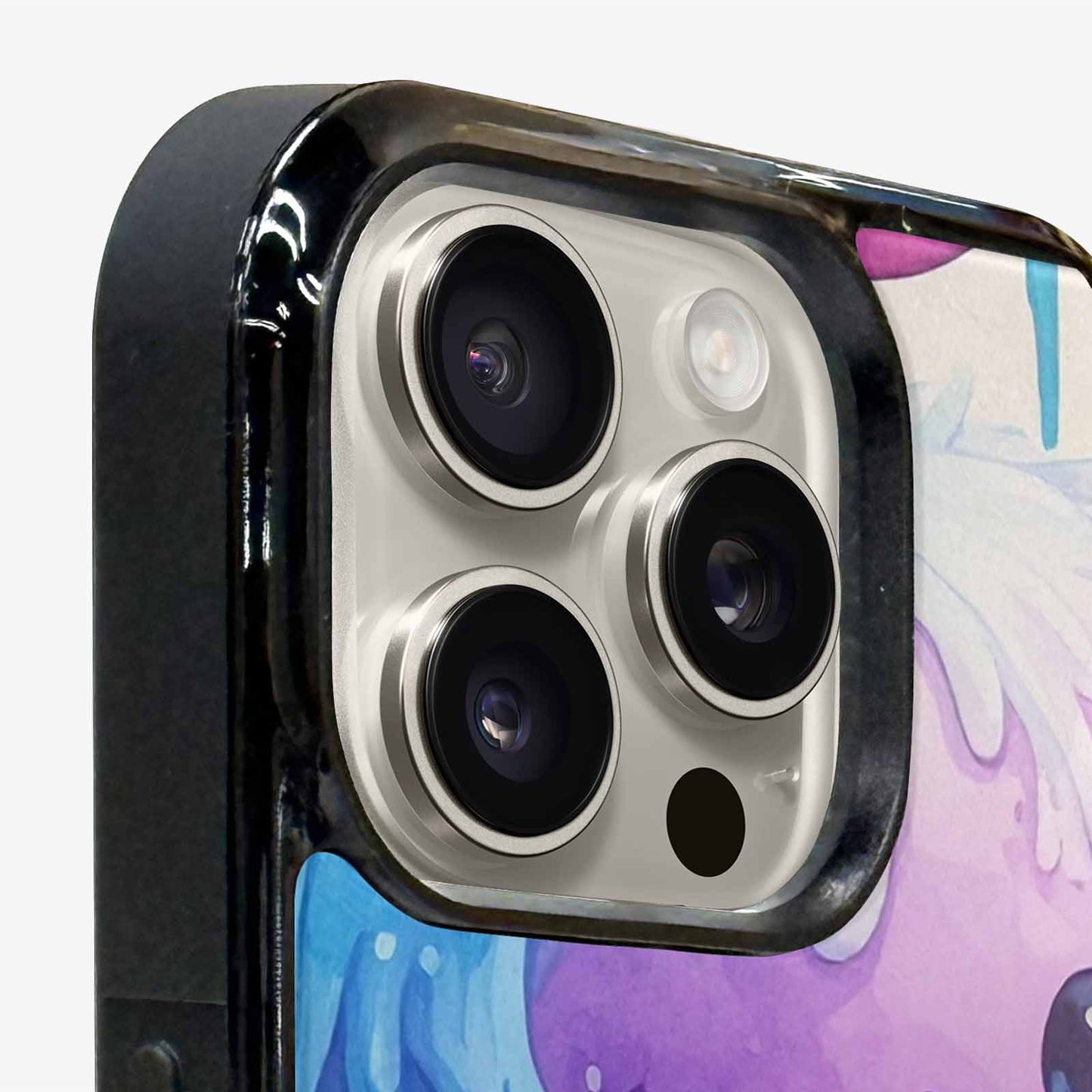 iPhone 16 Pro Max Case — Rainbow Sherbet Monster, Custom Made Phone Cover