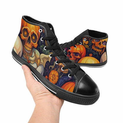 MEN'S Skulls - Halloween High Top Canvas Dreamcore Shoes