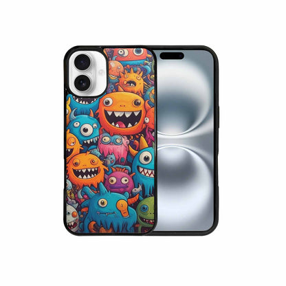 iPhone 16 Plus Case — Monsters General Cartoon Monst D4o, Custom Print Case Cover