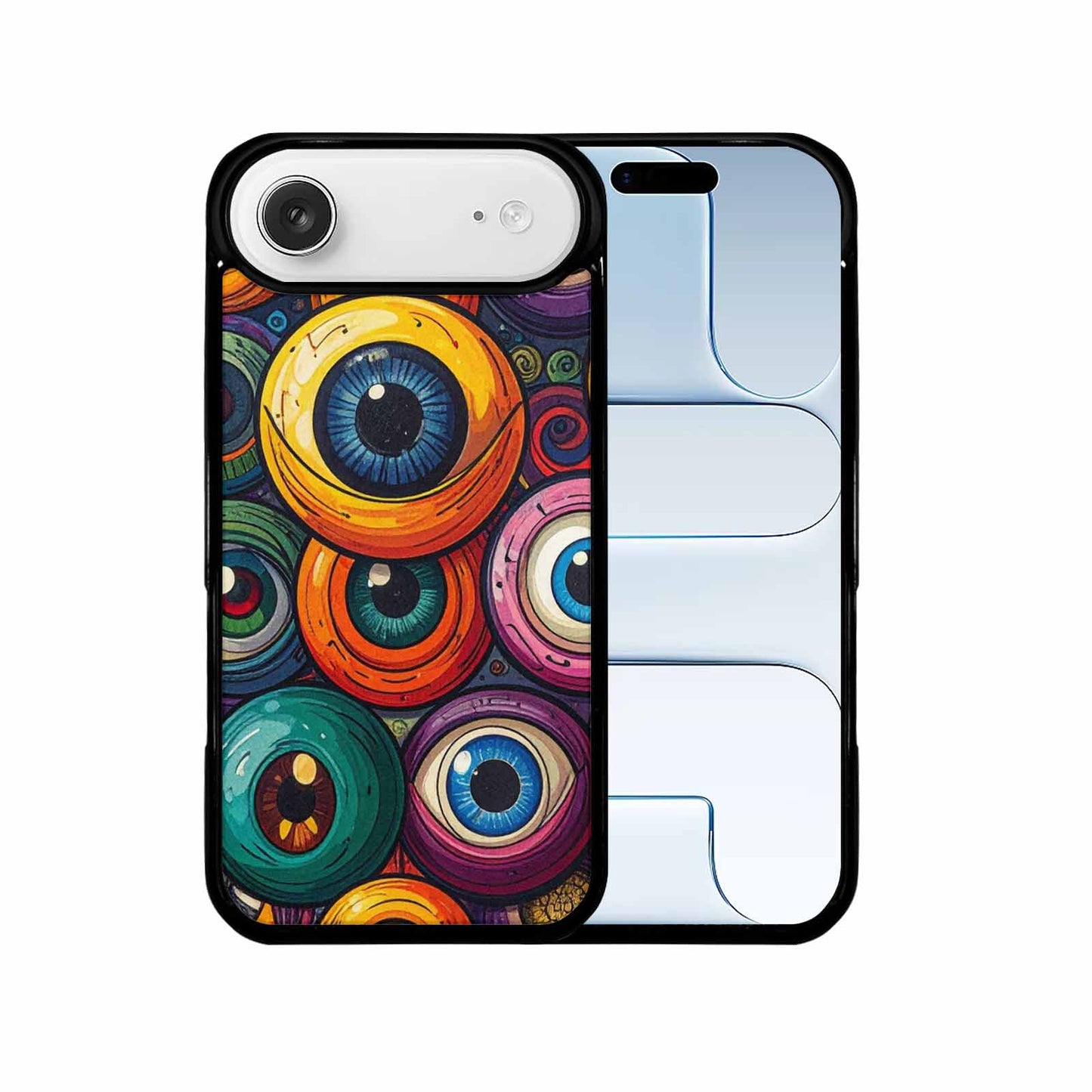iPhone 17 Air Case — Seamless Tileable Pattern Of Overlapping Cartoon, Original Design Phone Case