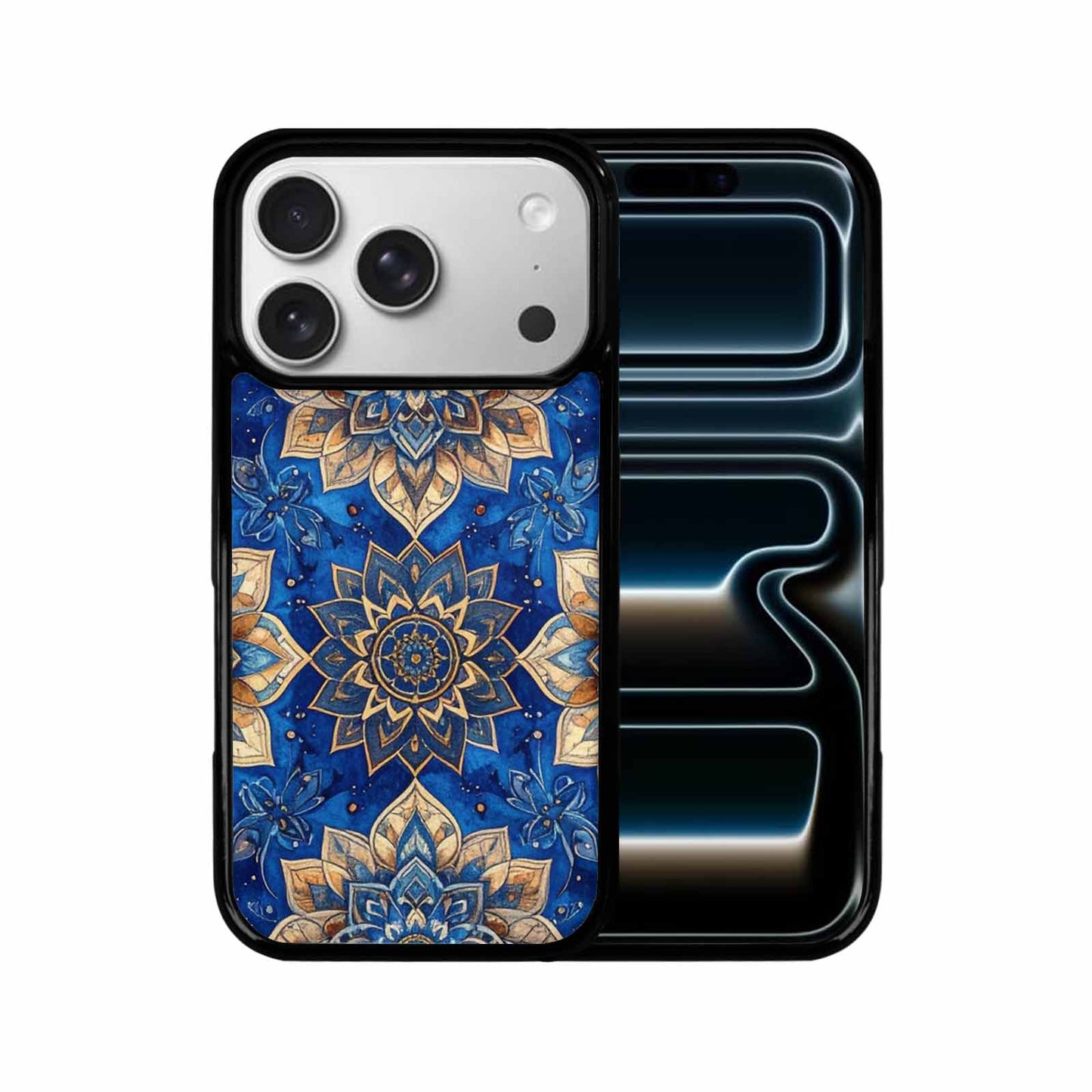 iPhone 17 Pro Case — Small Mandala Pattern Randomly Varying Floral, Customized Protective Case