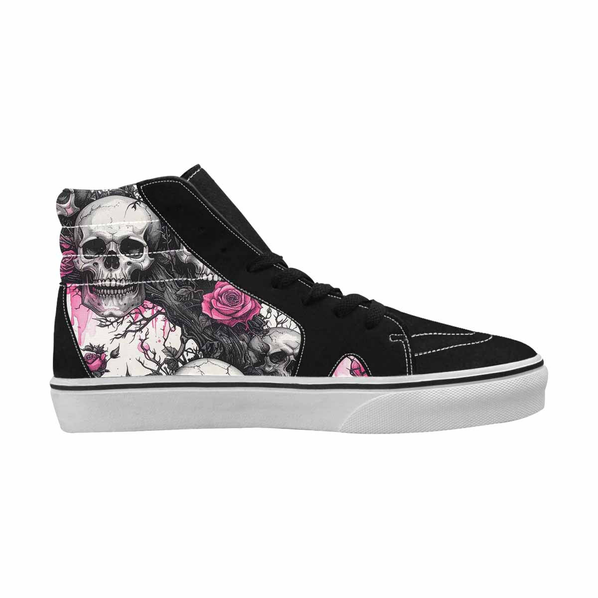 MEN'S Skull Roses High Top Canvas Surreal Shoes