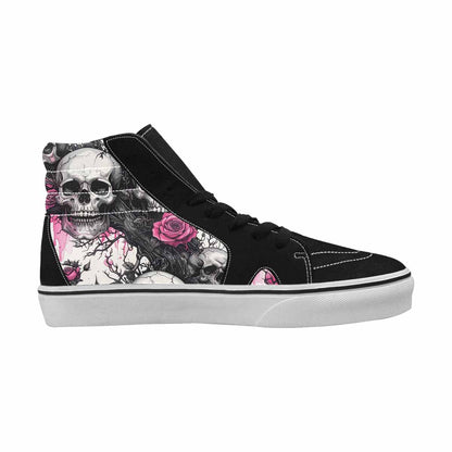 MEN'S Skull Roses High Top Canvas Surreal Shoes