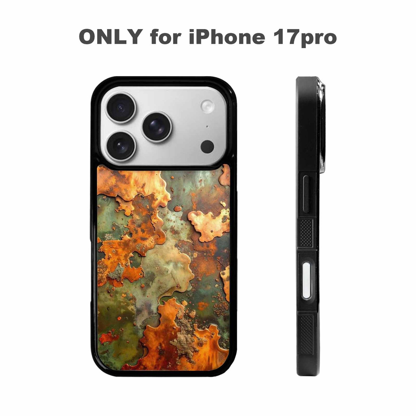 iPhone 17 Pro Case — Seamless Tileable Pattern Of Overlapping Camo, Custom Print Case Cover