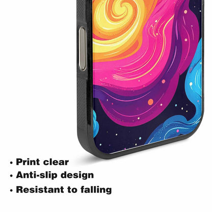 iPhone 15 Pro Max Case — Love Wins Galaxy Seamless Pattern Vibrant, Unique Phone Case Design