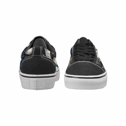 WOMEN'S Mushrooms (general) Lace-Up Canvas Vivid Custom Sneakers