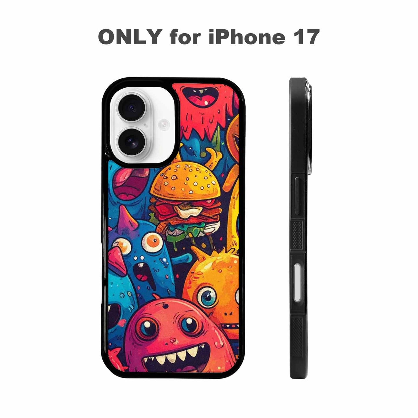iPhone 17 Case — Small Cartoon Monster Character Cartoon Cute, Custom Designed Case Cover