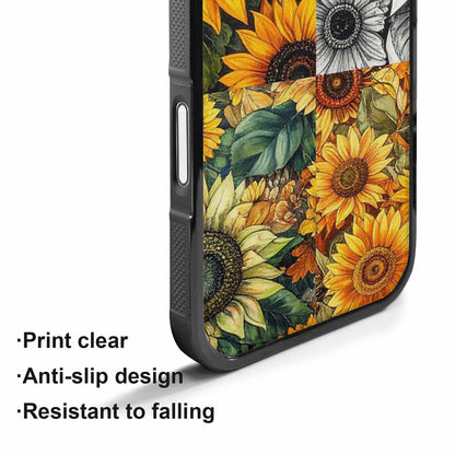 iPhone 17 Case — Small Sunflower Pattern, Randomly Floral, Custom Made Phone Cover