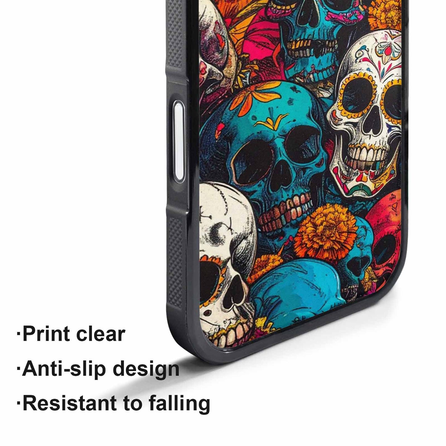 iPhone 17 Pro Case — Skull Dark Art Gothic Print Gothic, Custom Made Phone Cover