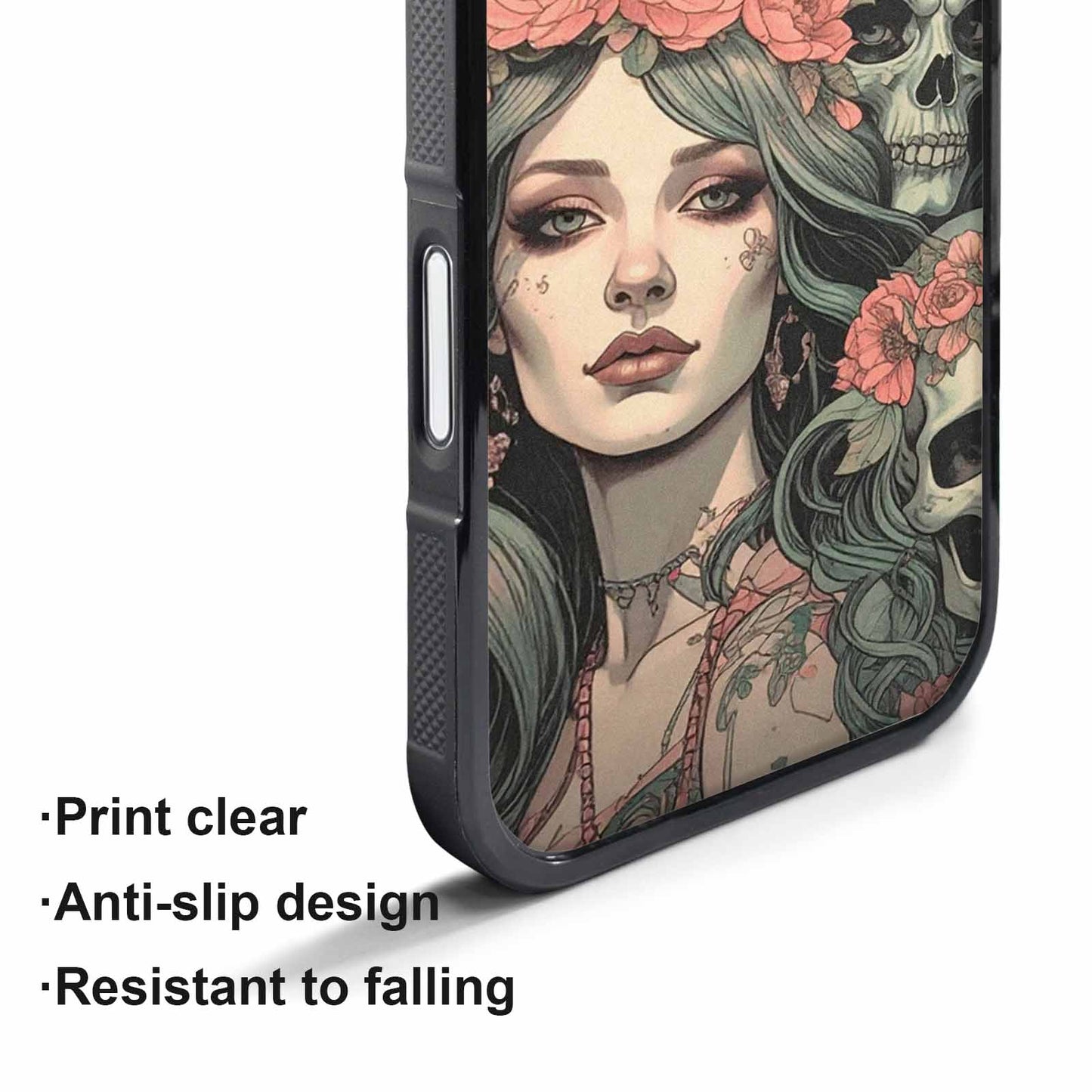 iPhone 17 Air Case — Skull Dark Art Gothic Print Gothic, Custom Print Case Cover