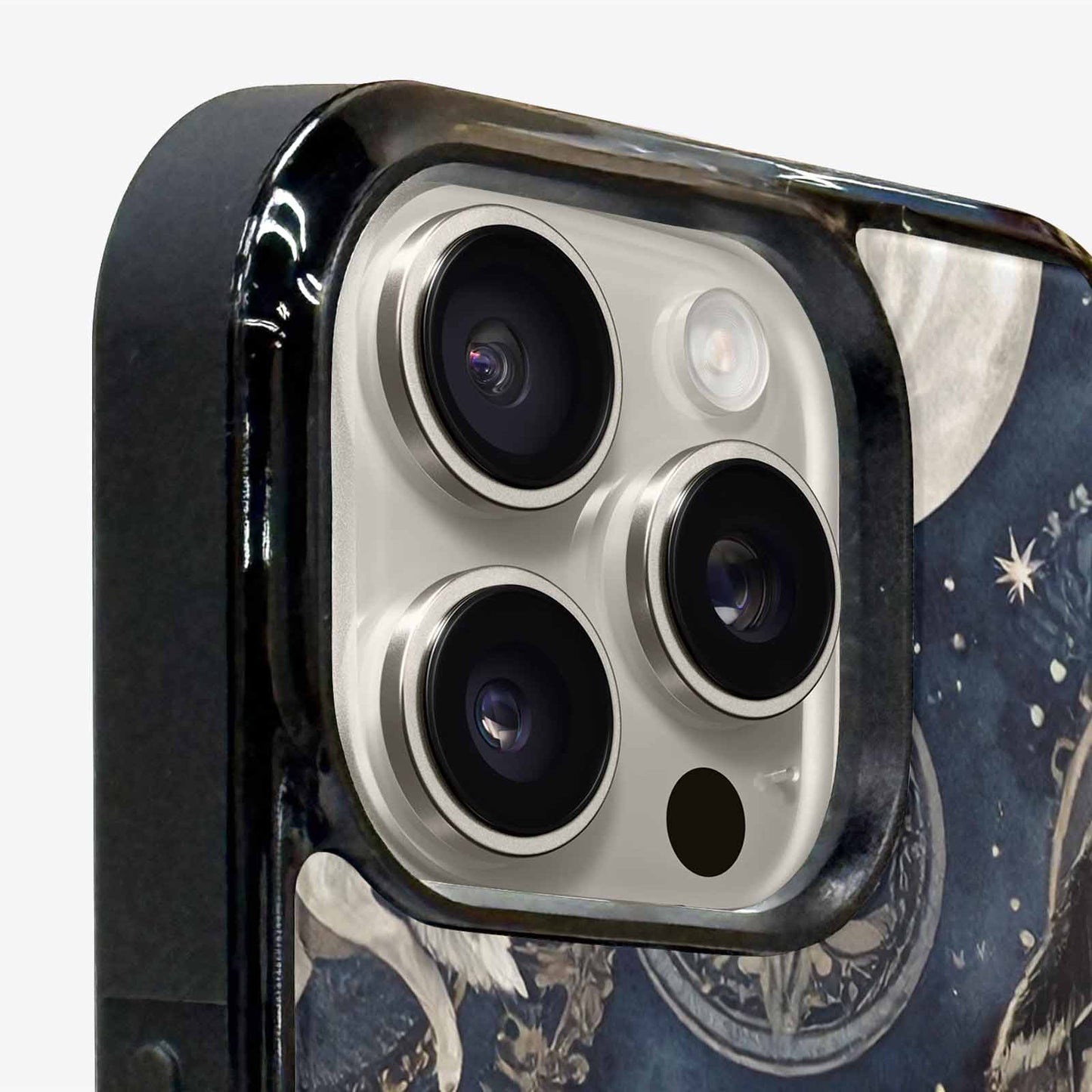 iPhone 15 Pro Max Case — Wolves Everywhere Collage Overlap Small Wolf, Original Design Phone Case