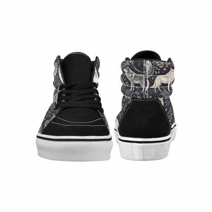 WOMEN'S Wolves Everywhere Collage High Top Canvas Vivid Sneakers