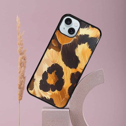 iPhone 15 Plus Case — Leopard Soft Airbrush Gradient, Custom Print Case Cover