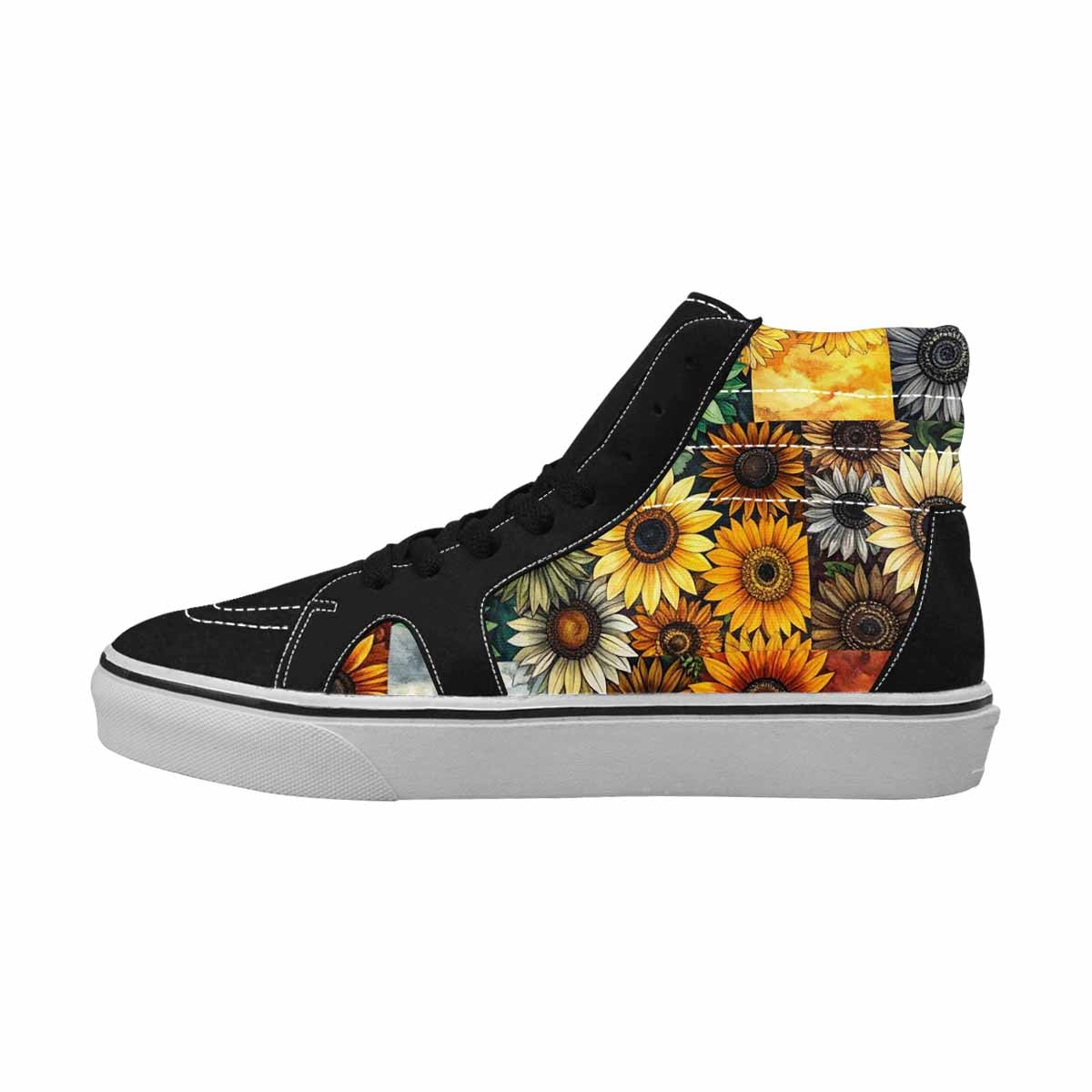 WOMEN'S Sunflower High Top Canvas Dreamcore Custom Sneakers