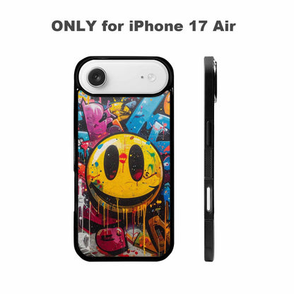 iPhone 17 Air Case — Graffiti Style Word Art Fragments Original, Original Design Phone Case
