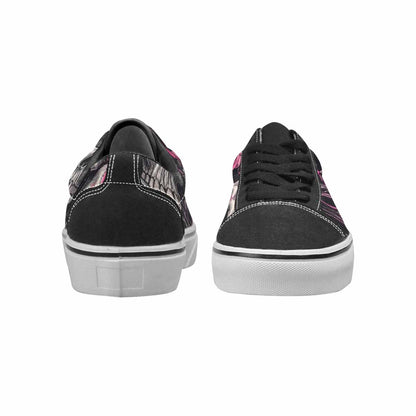 WOMEN'S Skull Roses Lace-Up Canvas Aesthetic Custom Shoes
