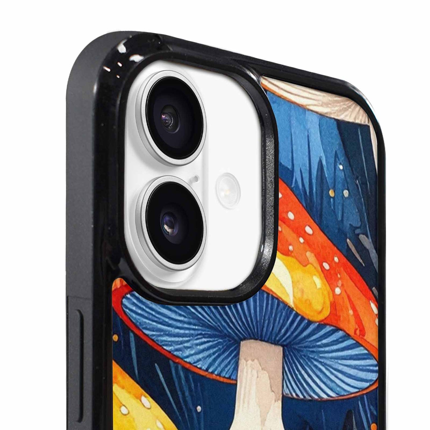 iPhone 17 Case — Vivid Winter Mushroom Cartoon Cute, Custom Print Case Cover