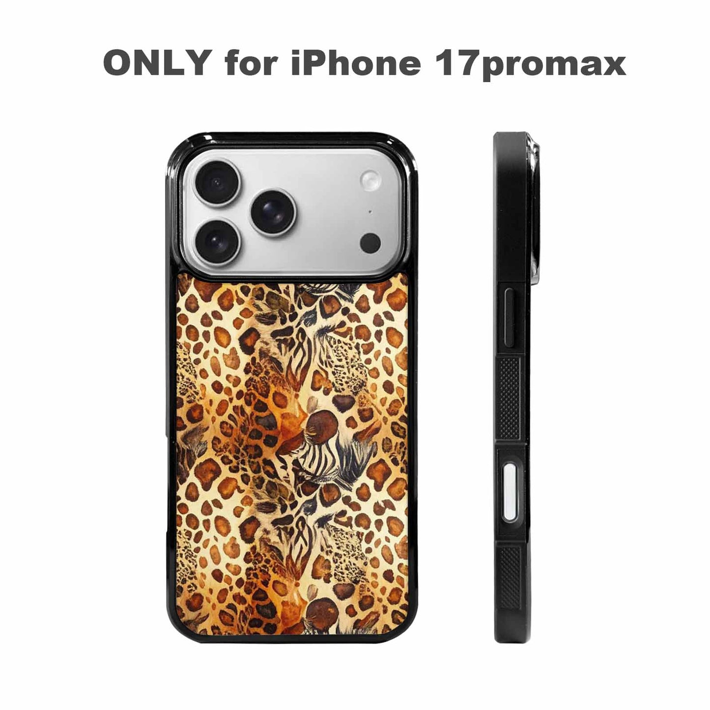 iPhone 17 Pro Max Case — Small Animal Print Pattern, Animal Print, Unique Phone Case Design