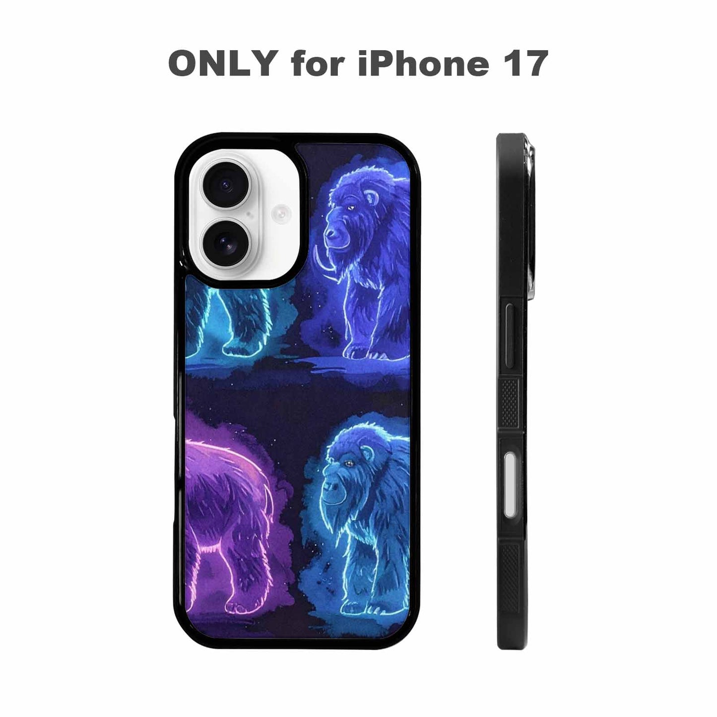 iPhone 17 Case — Watercolor Cryptid Folklore Watercolor Abstract, Customized Protective Case
