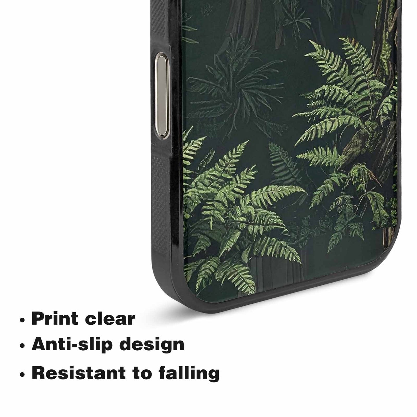 iPhone 16 Pro Max Case — Seamless Pattern Ancient Redwood Forest Giant, Customized Protective Case