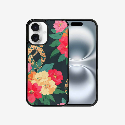 iPhone 16 Case — Floral Snake Print, Custom Designed Case Cover