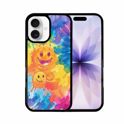 iPhone 17 Case — Smiley Facessmiley Faces Tie Original Art, Custom Printed Phone Case