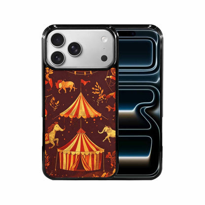 iPhone 17 Pro Max Case — Vintage Circus Art Pattern Retro Vintage, Custom Designed Case Cover