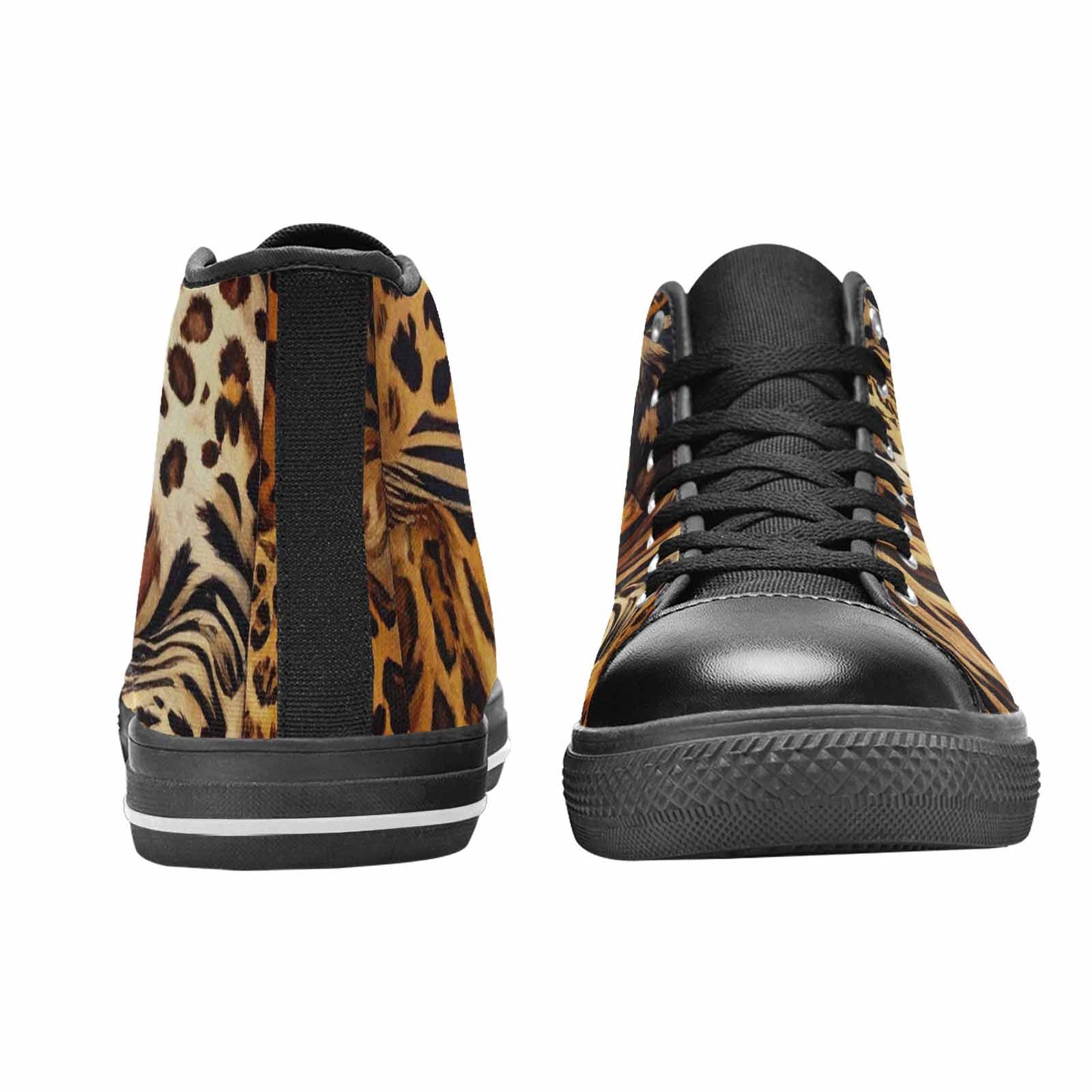 WOMEN'S Animal Print High Top Canvas Cottagecore Shoes