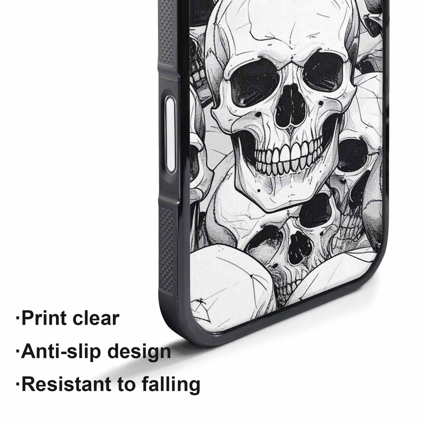 iPhone 17 Air Case — Skull Dark Art Gothic Print Gothic, Personalized Phone Case