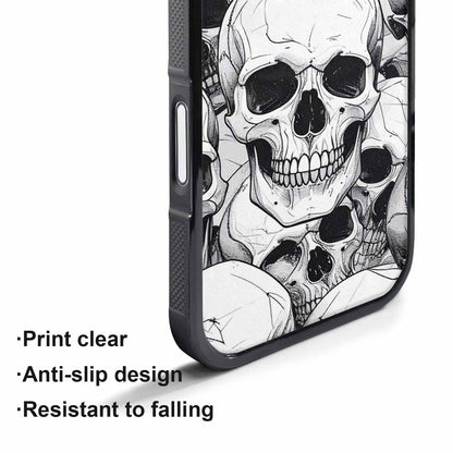 iPhone 17 Air Case — Skull Dark Art Gothic Print Gothic, Personalized Phone Case