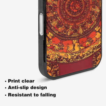 iPhone 16 Plus Case — Mandala Lions Art Seamless Pattern Vibrant, Custom Made Phone Cover
