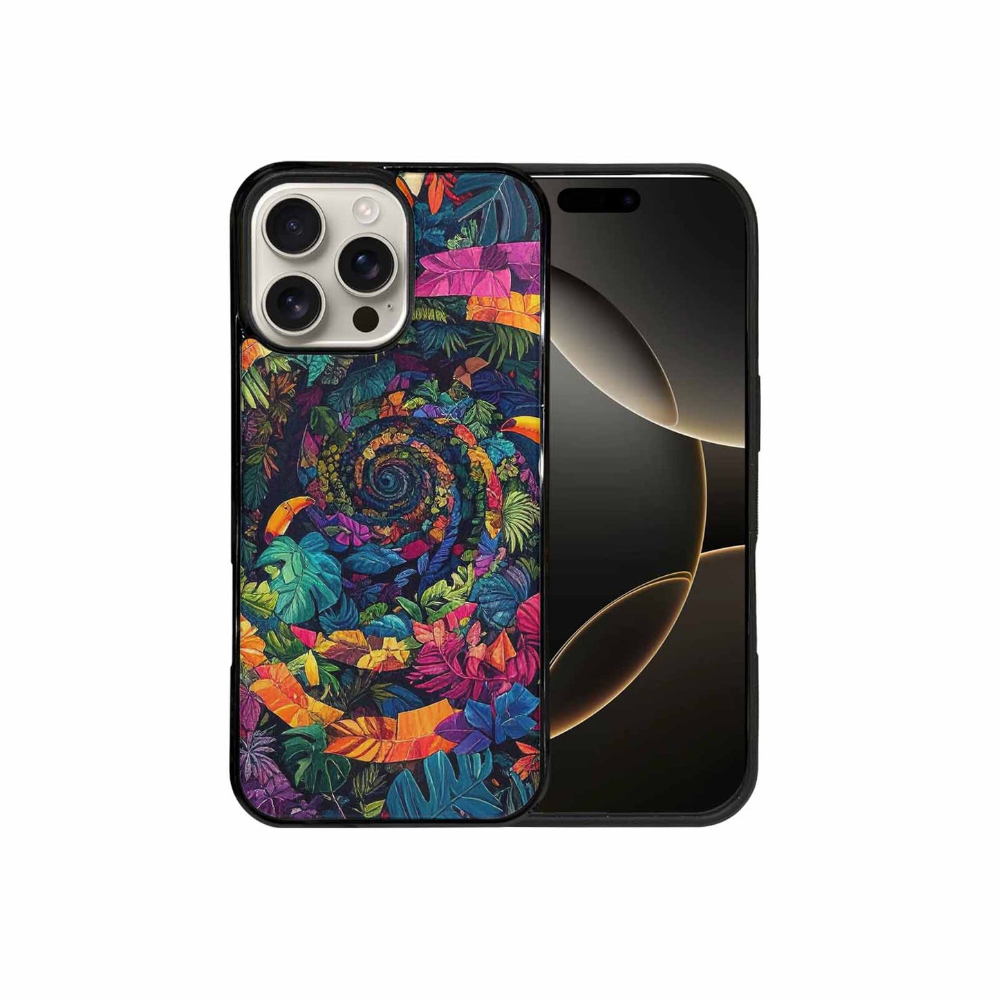 iPhone 16 Pro Max Case — Toucan Jungle Toucan Jungle Pattern Hundreds, Unique Phone Case Design