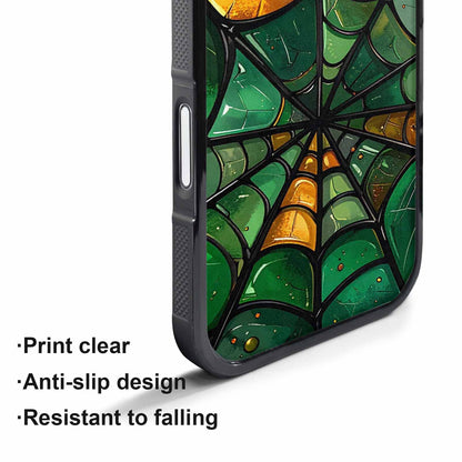iPhone 17 Air Case — Metallic St Patricks Spider Original Art, Custom Made Phone Cover