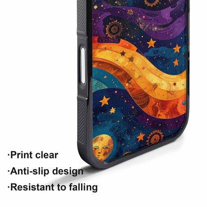 iPhone 17 Pro Max Case — Steampunk Galaxy Art Seamless Galaxy Space, Original Design Phone Case