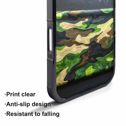 iPhone 17 Pro Case — Camo Print Camo, Customized Protective Case