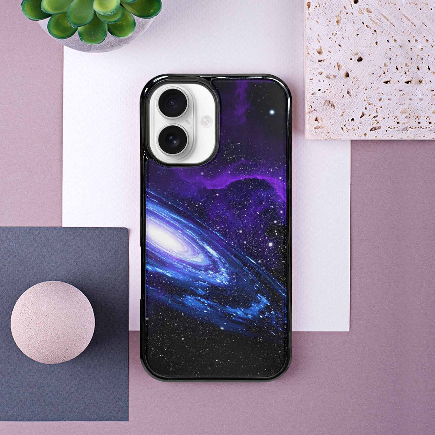 iPhone 16 Case — Final Galaxy Image, Custom Print Case Cover