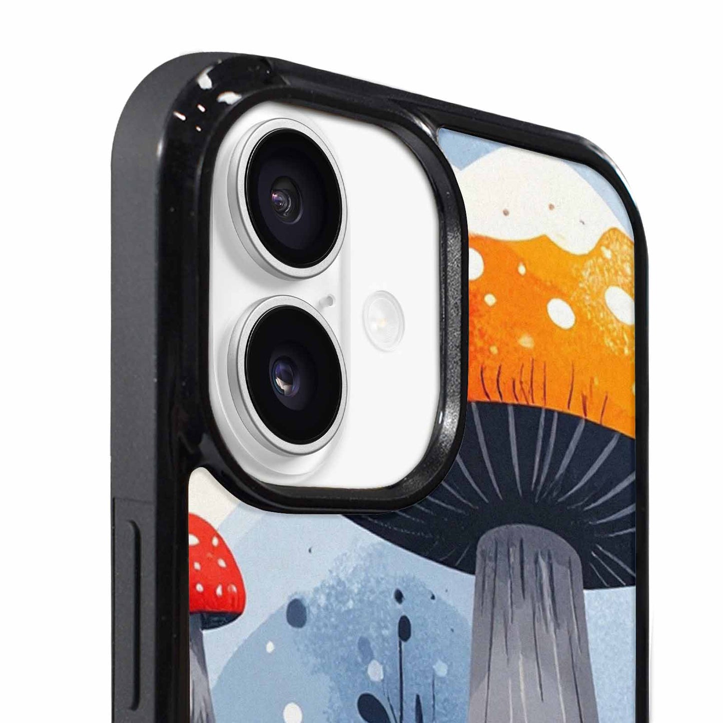 iPhone 17 Case — Vivid Winter Mushroom Cartoon Cute, Custom Phone Case