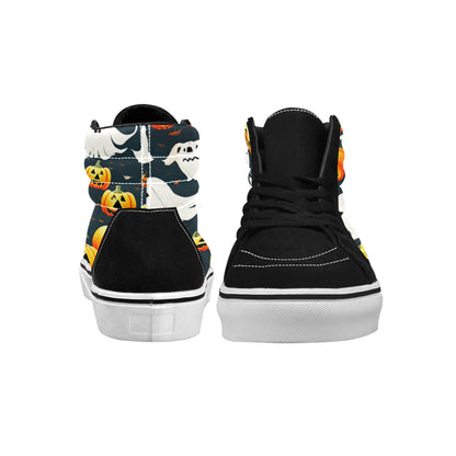 WOMEN'S Halloween Art High Top Skateboarding Wallpaper Art Sneakers
